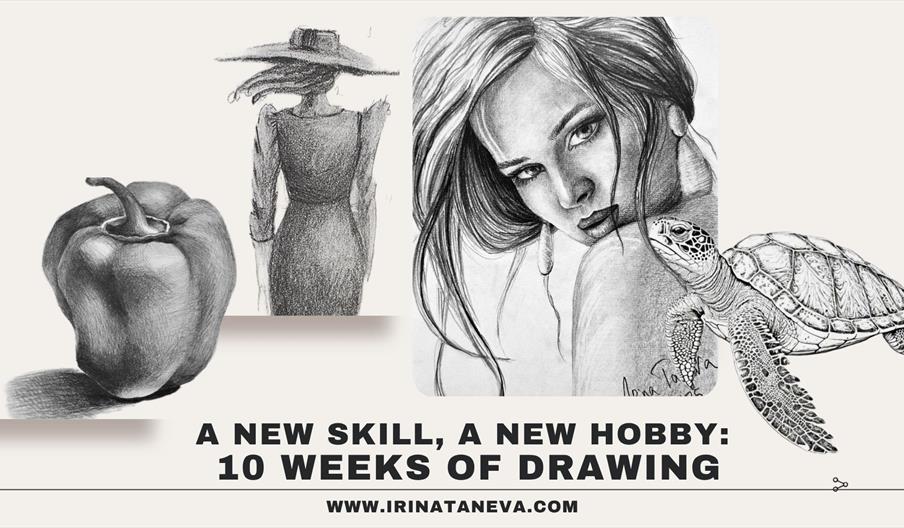 10 WEEKS OF DRAWING art class for adult beginner to intermediate Twickenham Premier House Irina Taneva