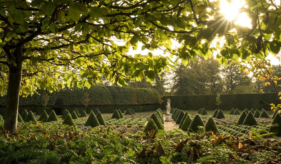 Cherry Garden at Ham House in Autumn