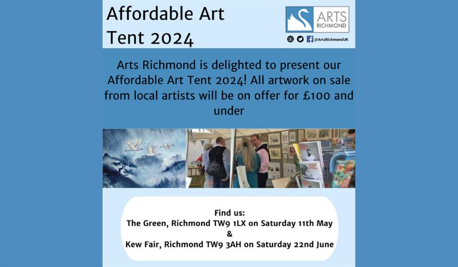 Arts Richmond Affordable Art Tent