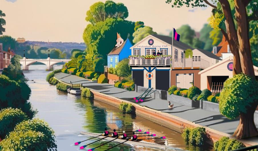 Official 2025 Twickenham Regatta Poster