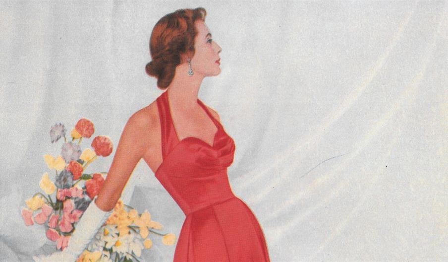Advertisement for viscose rayon 1950s