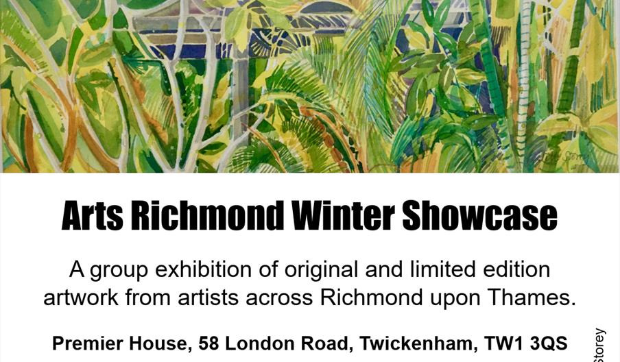 Arts Richmond Winter Showcase promotional graphic