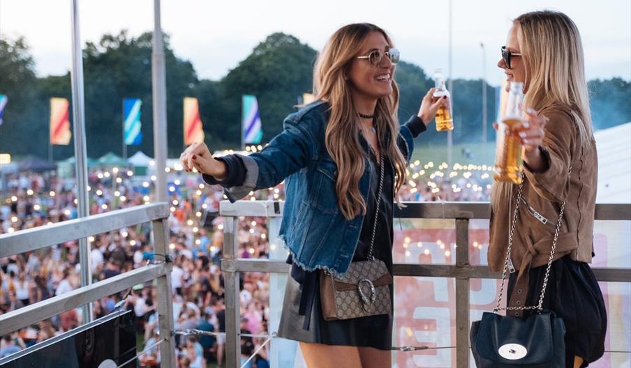 Balcony fun at Summer Social