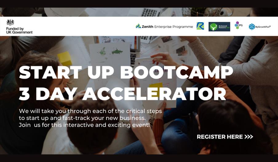 Start-up bootcamp accelerator banner