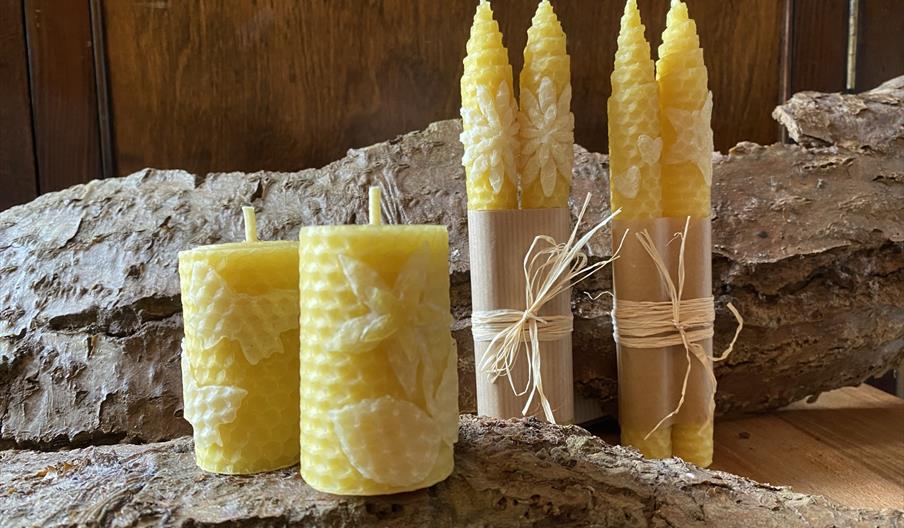 Beeswax candles