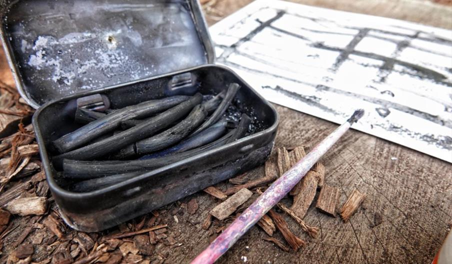 Wetland Wellbeing Workshop - Charcoal Making