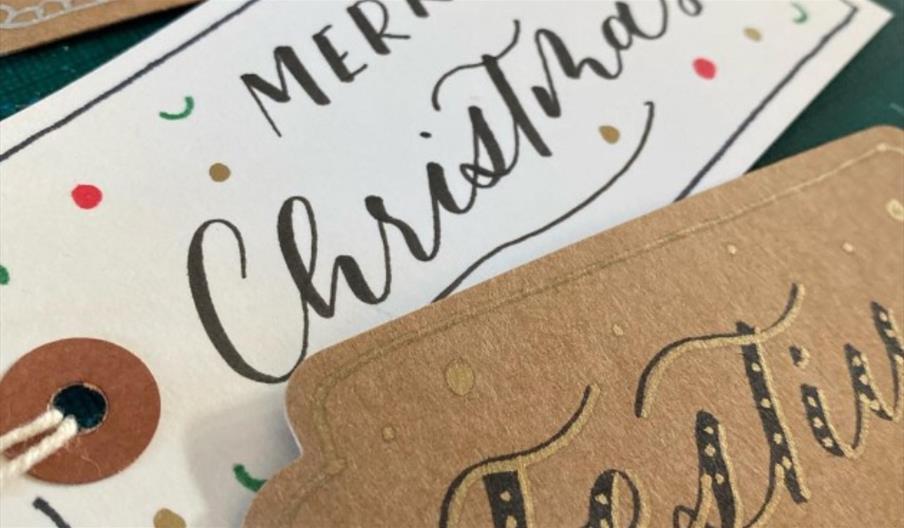 Christmas Calligraphy at Chiswick House
