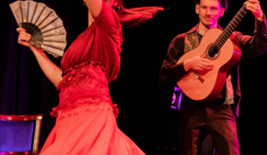 Female flamenco dancer