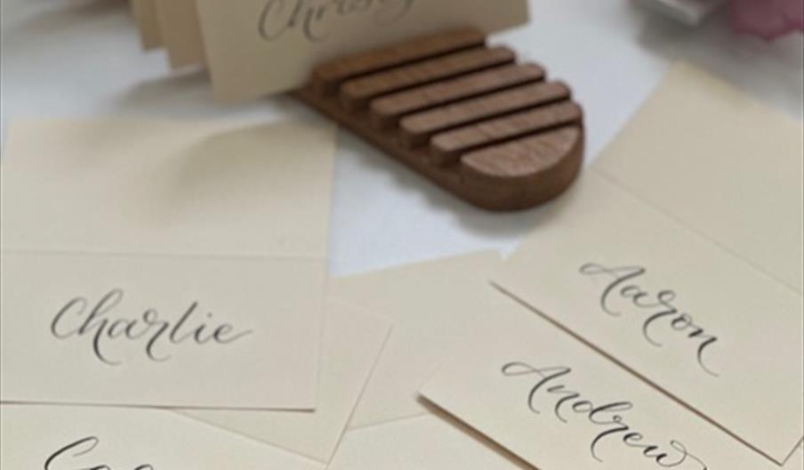 Calligraphy cards