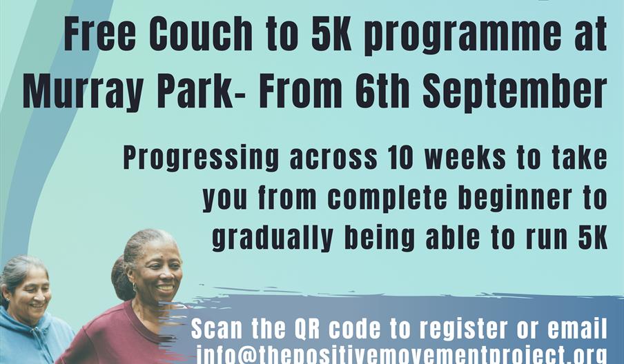 Poster with details of the Couch to 5K event