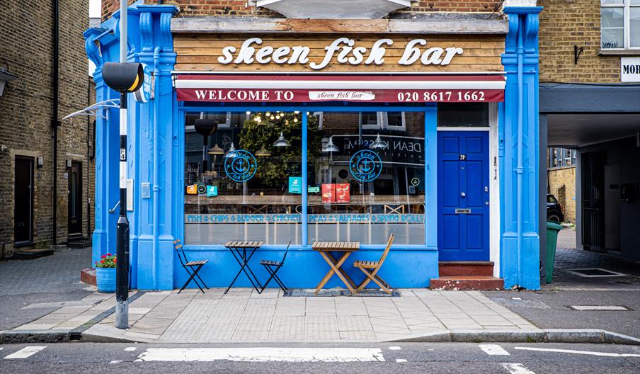 outside shot of sheen fish bar