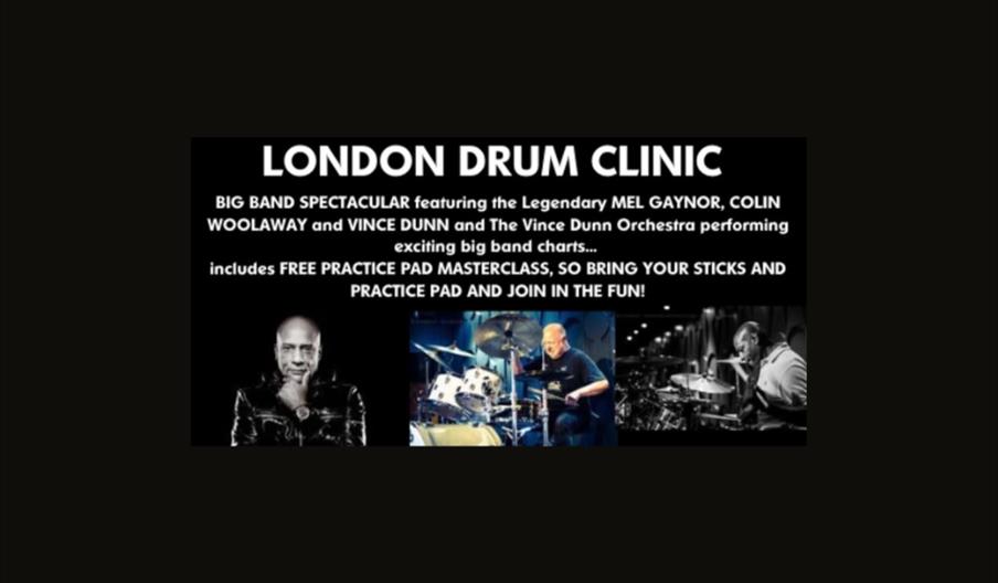 Drum Clinic Feat.  Mel Gaynor Colin Woolway & Vince Dunn