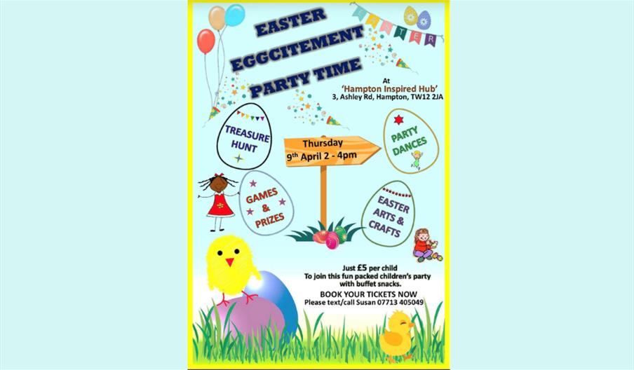 Easter Eggcitement Party Time