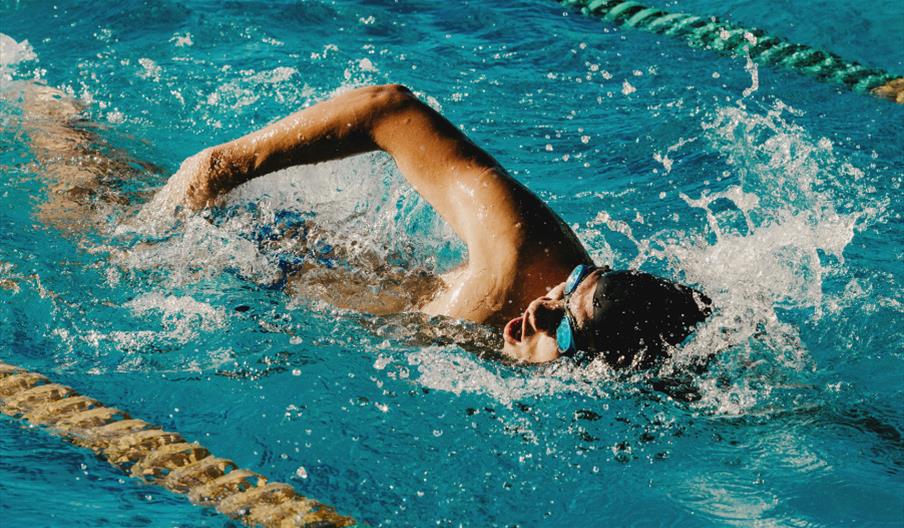Image of a person swimming