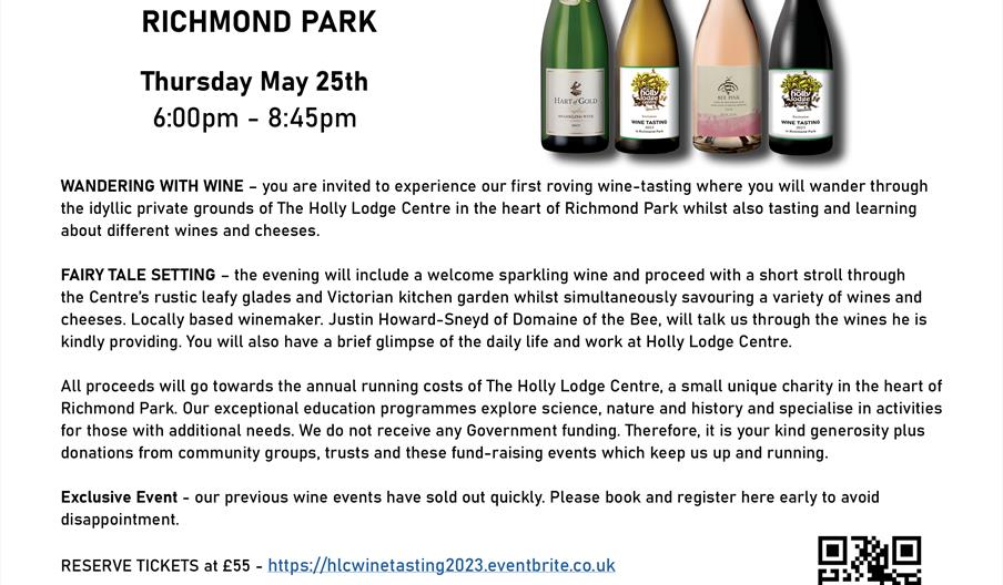 Woodland Wine Tasting poster