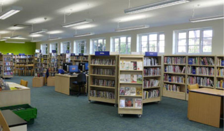 Interior of Ham Library