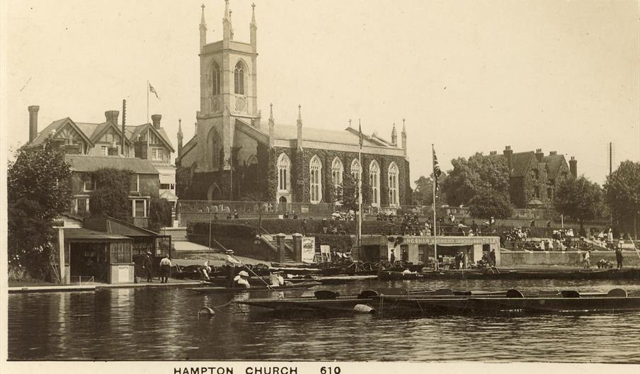 Hampton Church view from the river