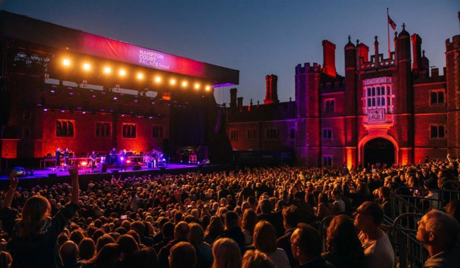 Hampton Court Music Festival Crowd