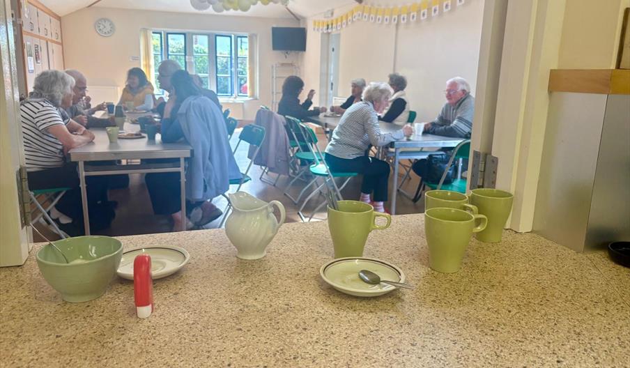 Hello Hampton Coffee Morning poster