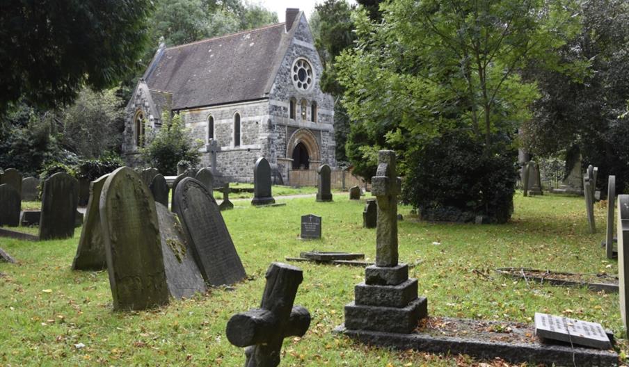 Grove Gardens Chapel from the northwest