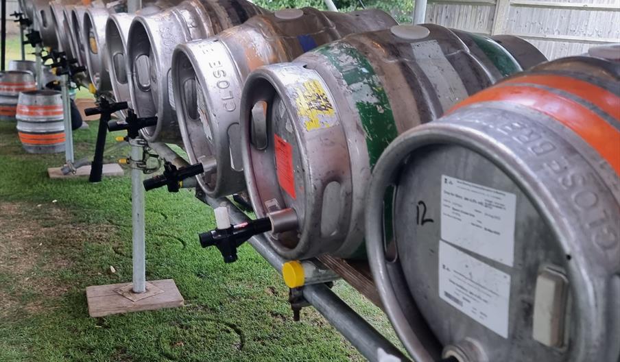 Beer kegs