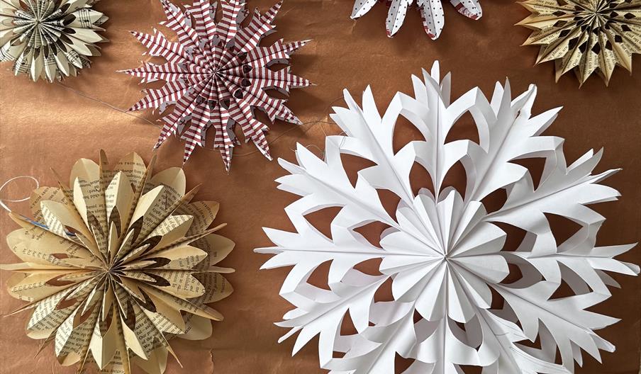 Snowflakes and various papers
