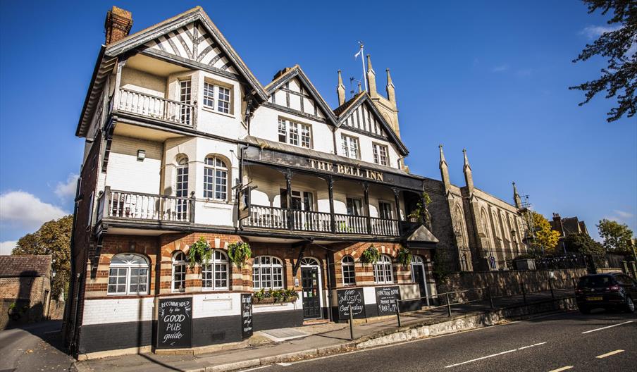 The Bell Inn shop front