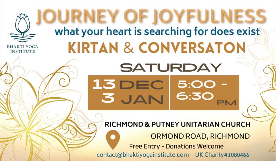 Bhakti Kirtan - Free Events Dec & Jan