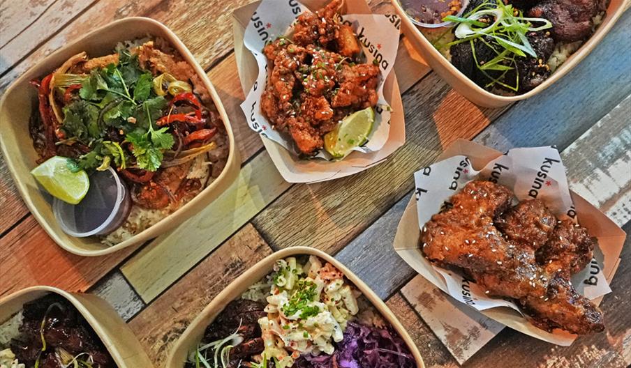 Kusina Lorenzo Various Dishes on Table