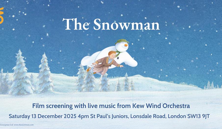 The Snowman concert flyer