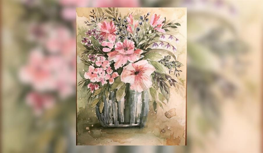 Landmark Arts Centre Floral Painting