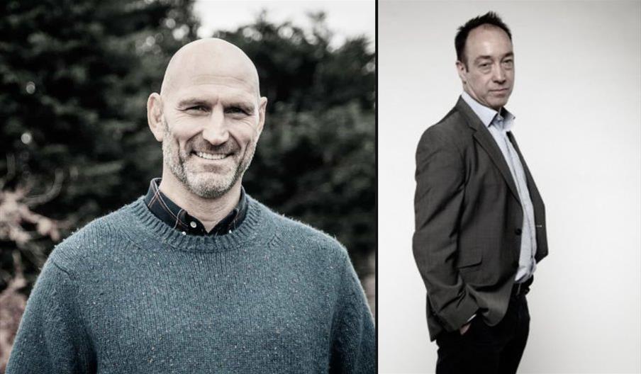 Lawrence Dallaglio and Owen Slot