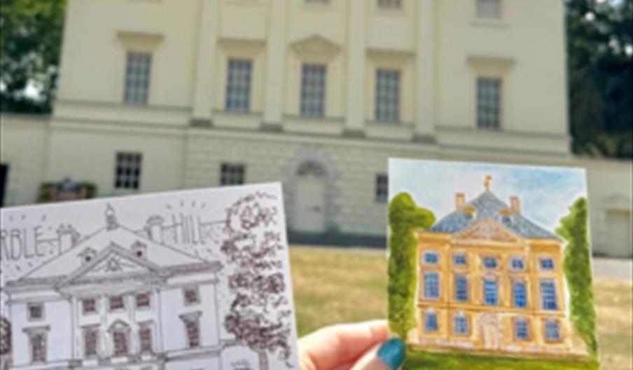 Make Your Own Postcard at Marble Hill