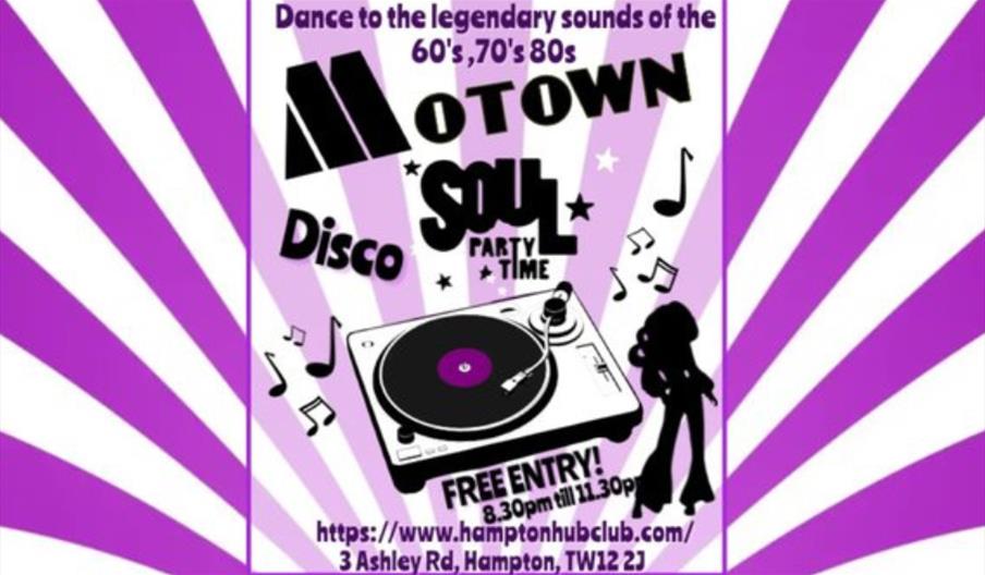 Motown at Hampton Hub Flyer