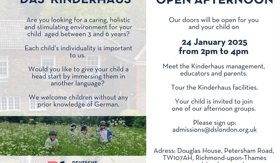 Open Afternoon 1/25 Ad