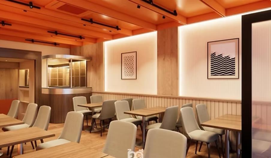 Orange Thai Kitchen Interior