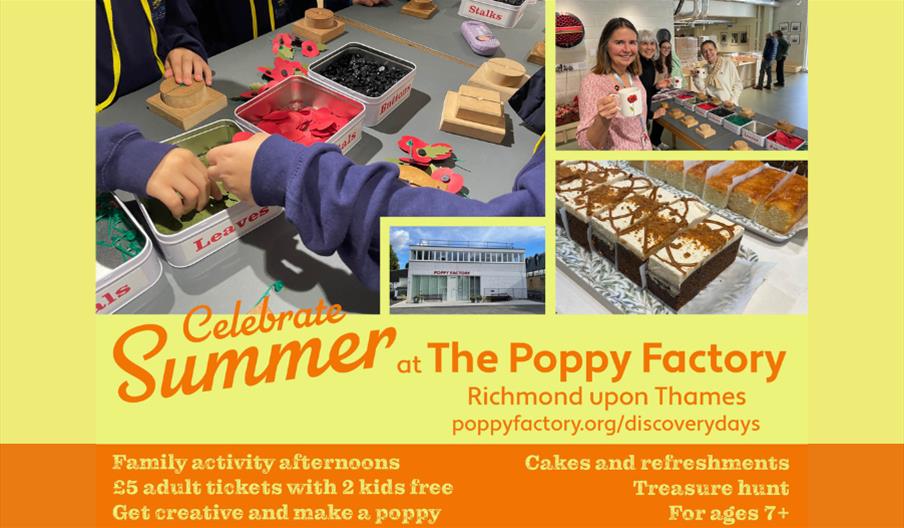montage summer visit at the poppy factory