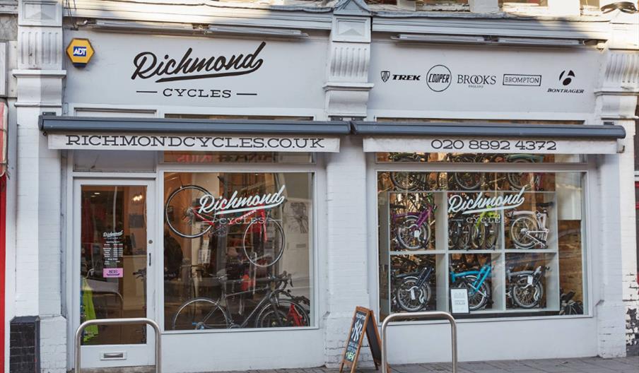 A picture of Richmond Cycles shop front