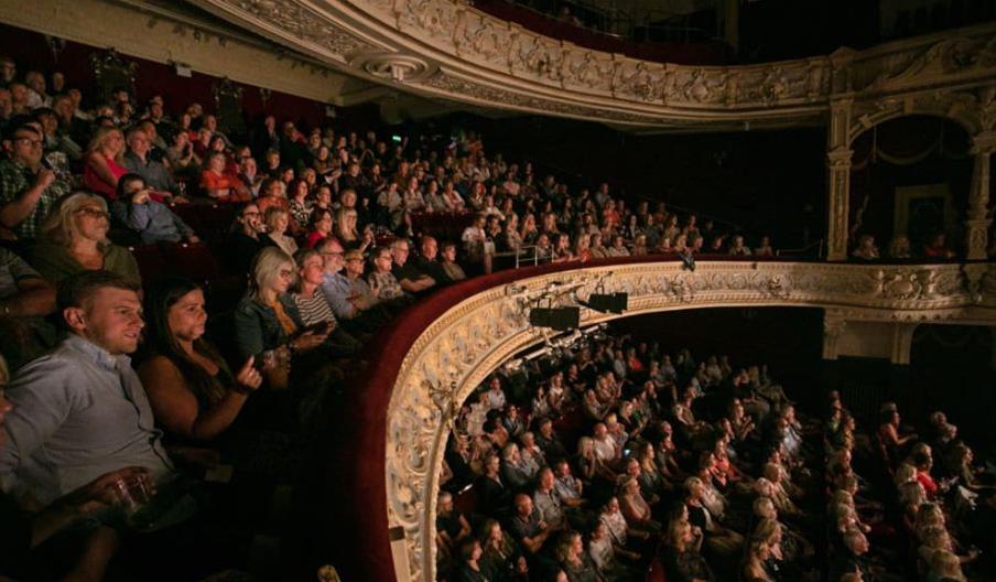 Guests enjoying performances