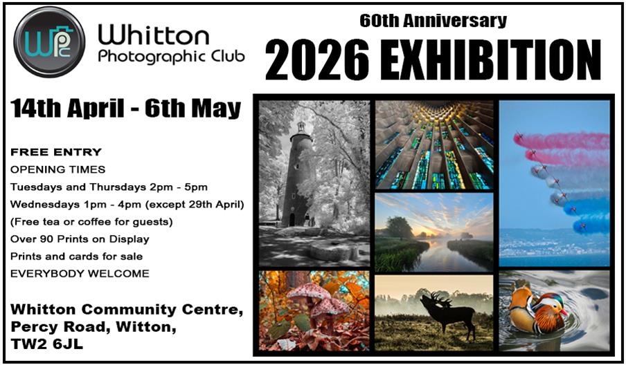 Whitton Photographic Club 60th Anniversary Exhibition