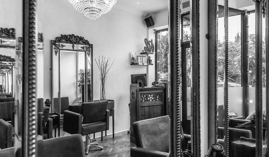 Interior shot of the Rock & Fairy hair salon