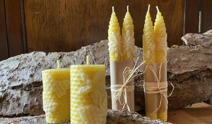 Beeswax candles