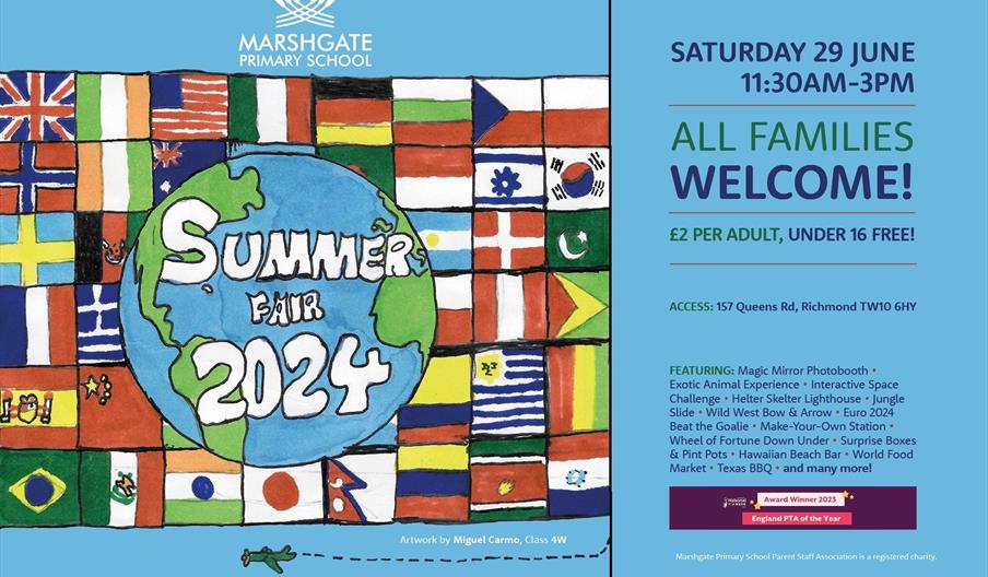 Marshgate Summer Fair Poster 2024