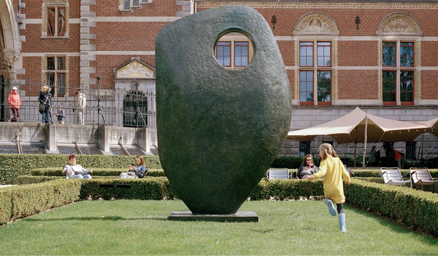 Barbara Hepworth sculpture at the Rijksmuseum in Amsterdam