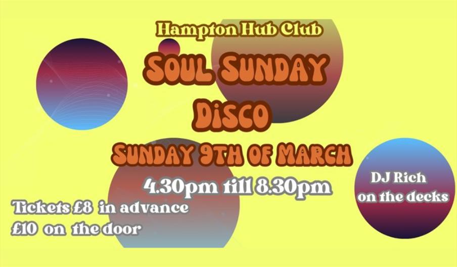 Soul Sunday with DJ Rich on the Decks