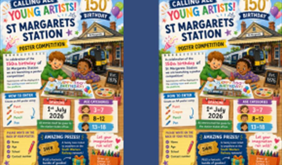 St Margarets Station poster