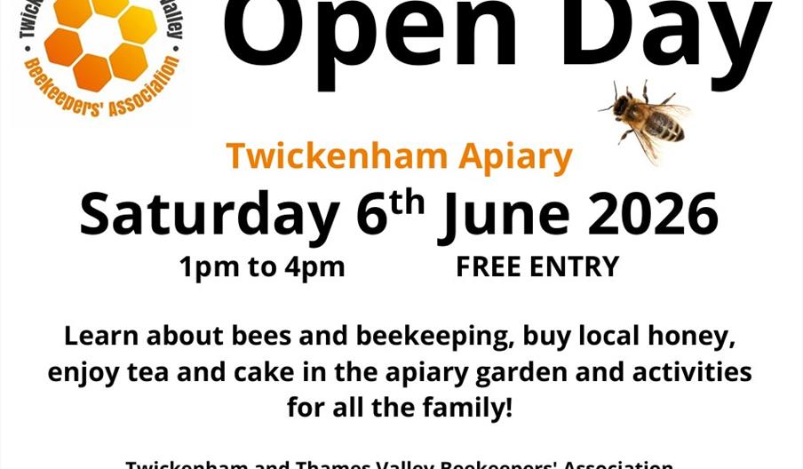 Twickenham Beekeepers Open Day! A free, family‑friendly celebration of bees, beekeeping, and our local community!