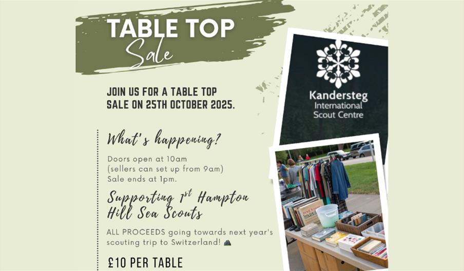 Table Top Sale