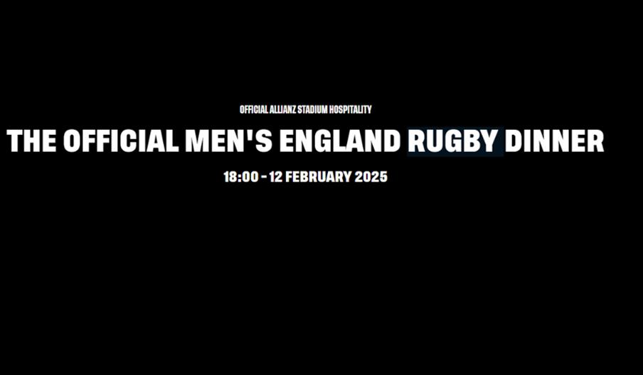 The Official Men's England Rugby Dinner
