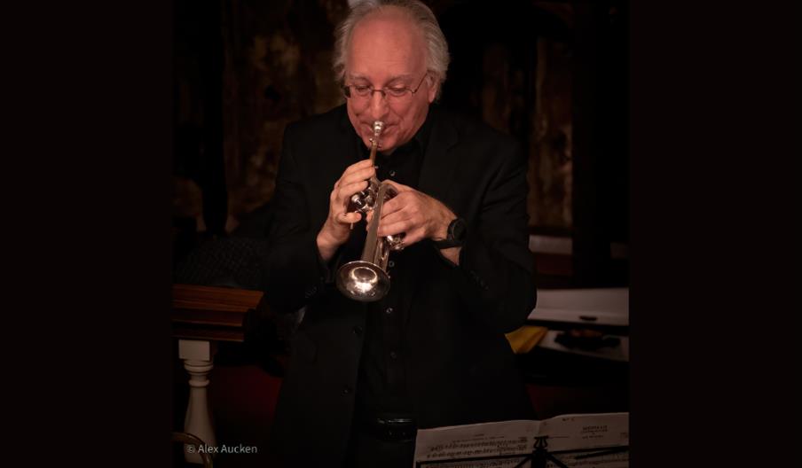 Image shows trumpeter